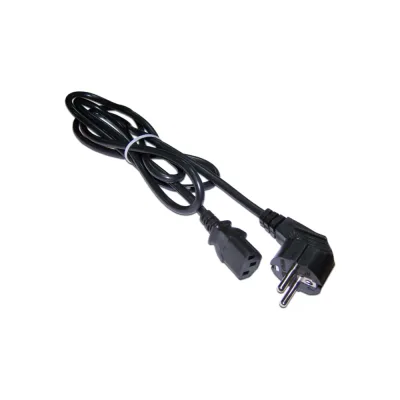 Шнур питания LANMASTER C13-Schuko угловая, 3x0.75, 220В, 10А, черный, 7 м LAN-PP13/SHA-7.0-BK