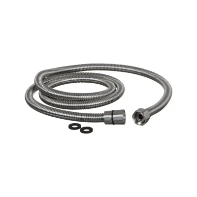 Шланг для душа Melodia della vita STANDARD SATIN 1/2х1/2 конус нерж. d14мм, L150см, 2-й зажим 34506
