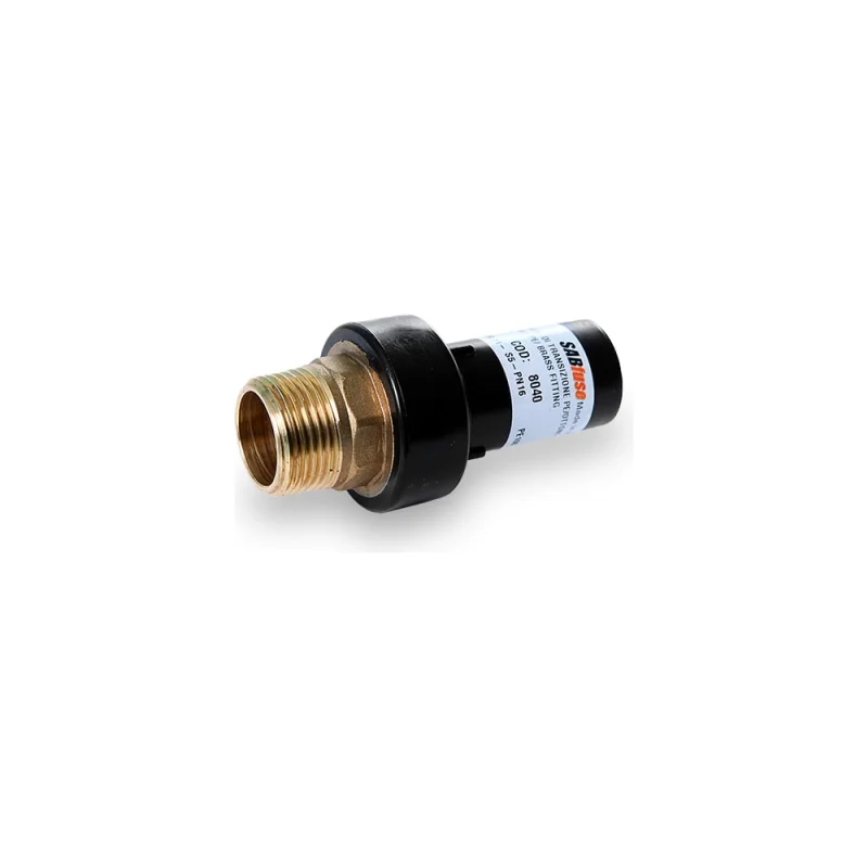 Переход SABfuse латунь SDR11 PE PN16 D75X2"1/2 наруж. 80401607500I