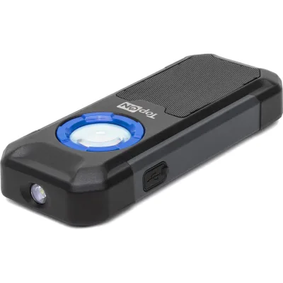 Аккумуляторный фонарь TopOn LED 5 Вт 550 лм 3.7 B 3 Ач 11.1 Втч Bluetooth колонка, дополнительный фонарь, магнитное крепление, крючок TOP-MX055BT