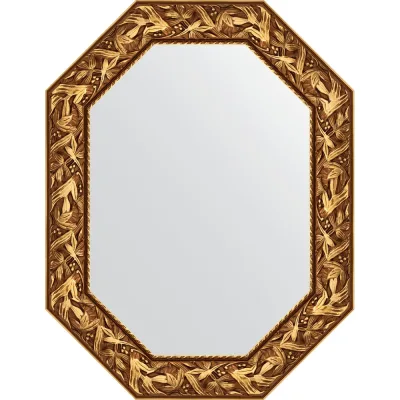 Зеркало EVOFORM в багетной раме - византия золото 99 mm (68x88 cm) 7223