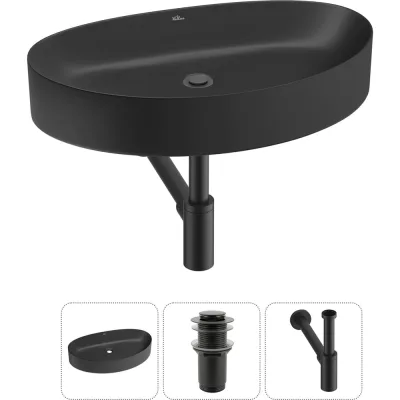 Набор Wellsee 3 в 1 Belle Spa 2.0 накладная раковина 64x40 см 20212625R