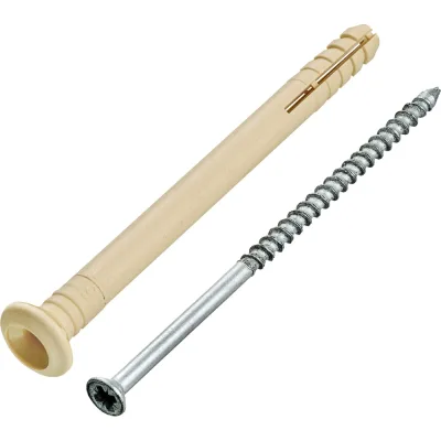 Дюбель-гвоздь Tech-Krep SMX-G 6x80 мм, нейлон, грибовидная манжета, 500 шт. 133397