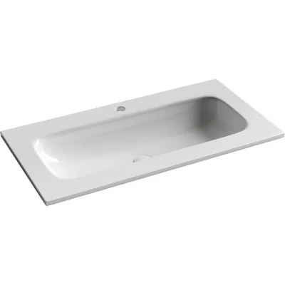 Раковина накладная мебельная Ceramicanova Grace прямоугольная 910x457x137 с отверстием под смеситель цвет белый CN7019
