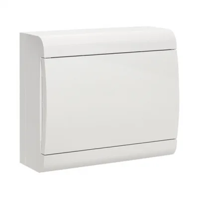 Щит распределительный навесной EKF SlimBox PROxima ЩРН-П-10 пластиковый IP41 198х226х94 мм 10 модулей белая дверь (sb-n-10w)