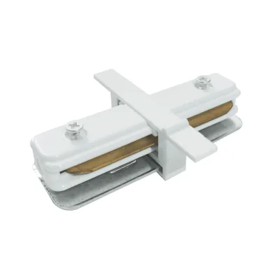 Коннектор для однофазного шинопровода прямой Elektrostandard Track Rail WH Recessed белый (a049557)