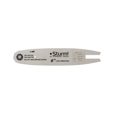 Пильная шина 15 см, 1/4", 1.1 мм, 37 звеньев Sturm SB061114