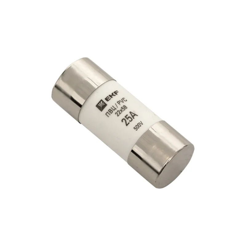 Вставка плавкая EKF PROxima ПВЦ 25А 50 кА 220 В цилиндрическая (10 шт.) (pvc-22x58-25)