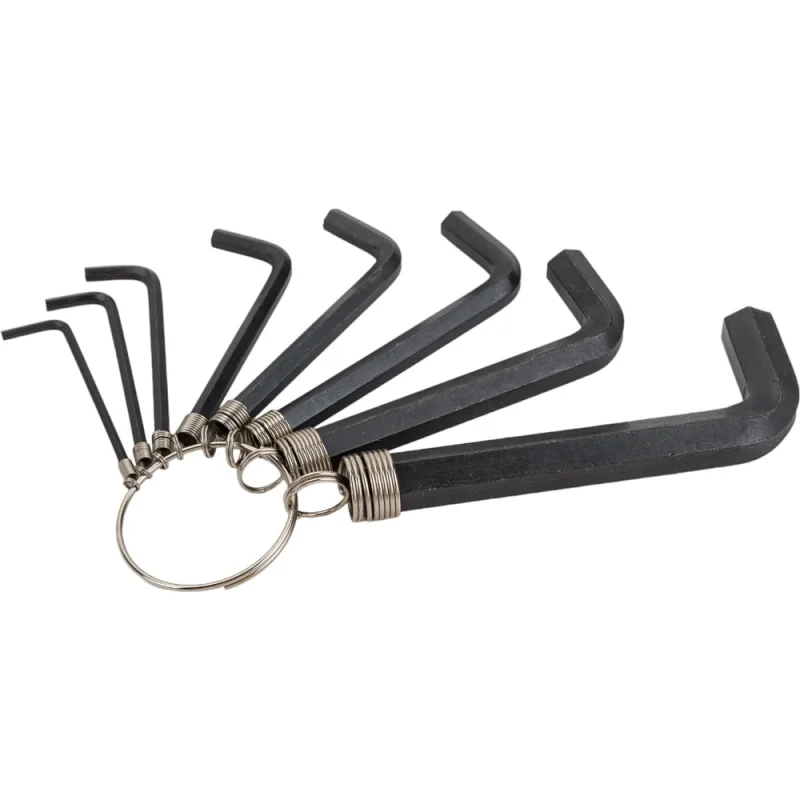 Набор имбусовых ключей на кольце 2-10мм Biber 90501 тов-085694