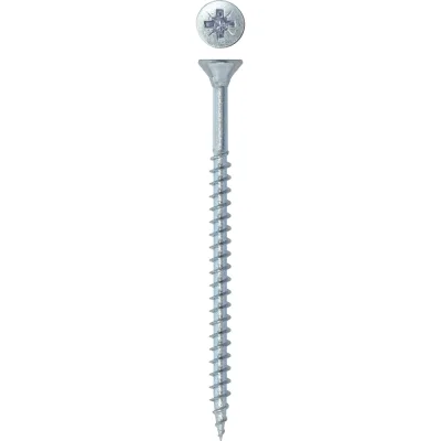 Универсальный саморез Rizzel Pz 4,0x70 белый цинк 3000 шт 00-00464445