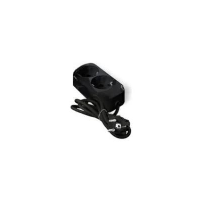 Удлинитель UNIVersal Е-302 ПВС 3x1 2гнезда с/з 2м (еврослот) черный 2175