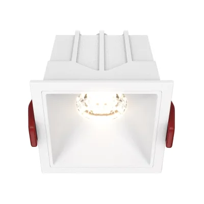 Светильник встраиваемый светодиодный белый 10 Вт 3000К IP20 Maytoni Alfa LED (DL043-01-10W3K-SQ-W)