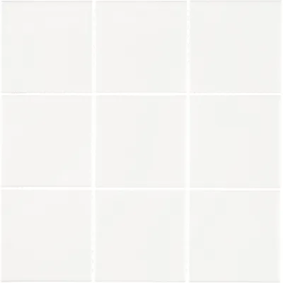 Мозаика Starmosaic белая керамическая 300х300х6 мм глянцевая