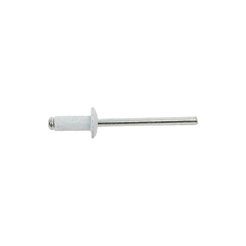 Заклёпка вытяжная комбинированная 4,0x10 белая RAL 9003 (50шт) 59400
