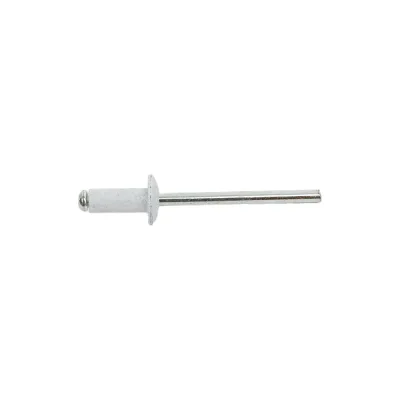 Заклёпка вытяжная комбинированная 4,0x10 белая RAL 9003 (50шт) 59400