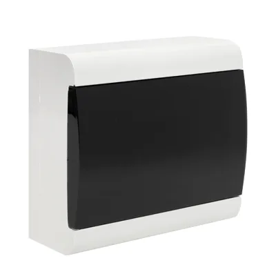 Щит распределительный навесной EKF SlimBox PROxima ЩРН-П-10 пластиковый IP41 202,5х230,5х98,5 мм 10 модулей прозрачная дверь серый (sb-n-10)
