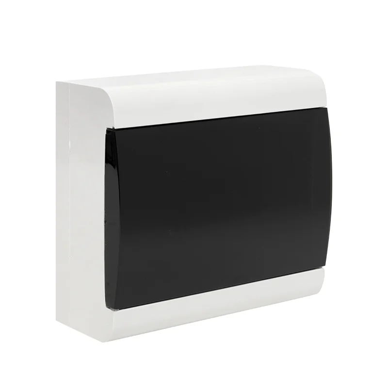Щит распределительный навесной EKF SlimBox PROxima ЩРН-П-10 пластиковый IP41 202,5х230,5х98,5 мм 10 модулей прозрачная дверь серый (sb-n-10)