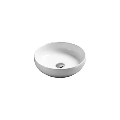 Накладной умывальник чаша Ceramicanova Element круглая, 370х370х110 мм CN6020