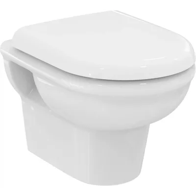 Безободковый подвесной унитаз с сидением и крышкой Ideal Standard Exacto Rimless R002601