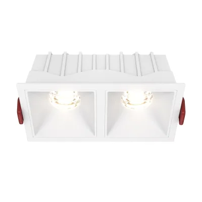 Светильник встраиваемый светодиодный белый 20 Вт 3000К IP20 Maytoni Alfa LED (DL043-02-10W3K-SQ-W)
