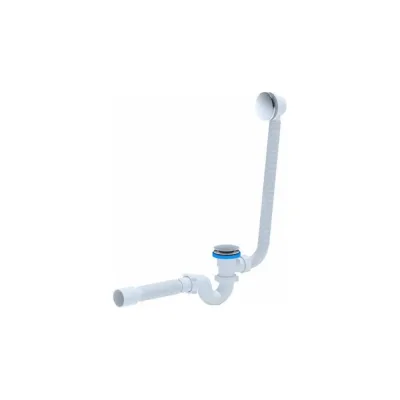 Сифон для ванны АНИ Пласт трубный, автомат, 1 1/2x40, гофра, 40х50 EC155GS 025-1035