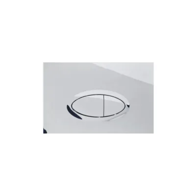 Кнопка смыва Logan OVAL двойная Chrome 00297675