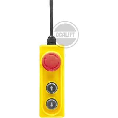 Пульт управления OCALIFT 2 кнопки, стоп, 380в для лебедок KCD pu_kcd380v