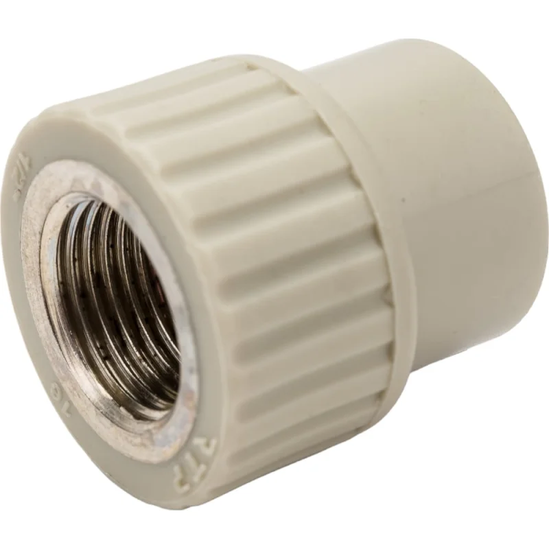 Муфта RTP PN25 комбинированная, внутренняя резьба, D20х1/2", серая 10933