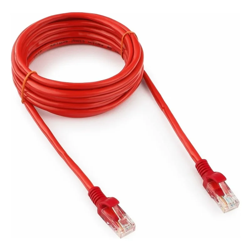 Многожильный патч-корд Cablexpert UTP кат.5e, 3м, литой, красный PP12-3M/R