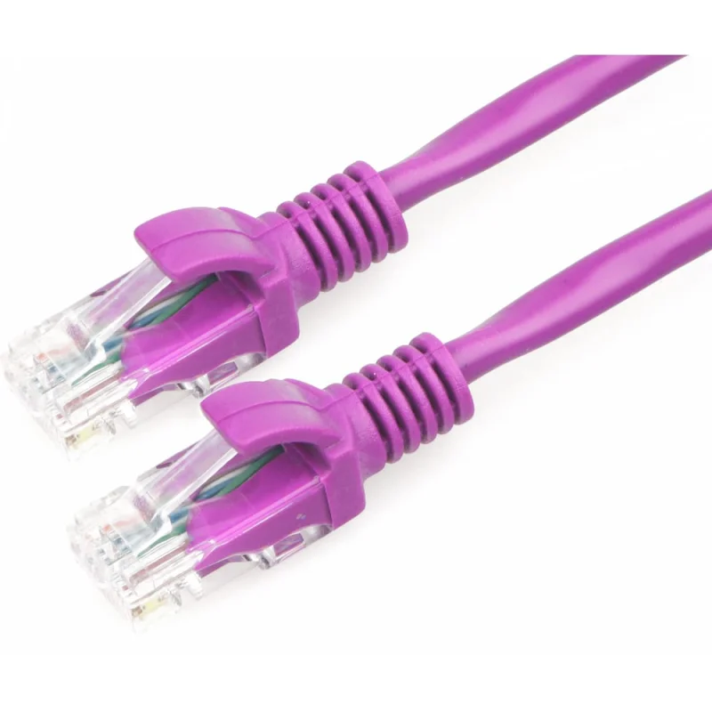 Многожильный патч-корд Cablexpert UTP кат.5e, 2м, литой, фиолетовый PP12-2M/V