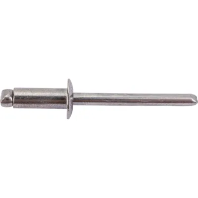 Вытяжная заклепка ZAMETAL 4,8x12 нержавеющ. сталь, DIN 7337, A2, уп. 500 шт. ZA519740