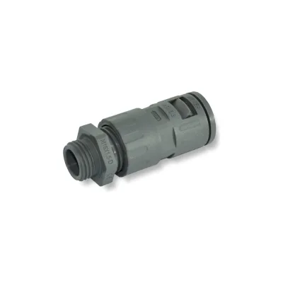 Муфта для гофрированных труб Weyer WQGZ-M16G/AD15.8 - коннектор прямой, нар. M16x1.5 WE0500300
