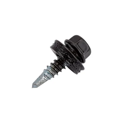 Кровельный саморез Daxmer 4,8х19 RAL 9005 сверло №2, 400 шт 00000311708