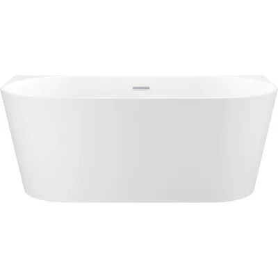 Пристенная акриловая ванна Wellsee Excellence Pro 180х80 см, в наборе 4 в 1 28760401R