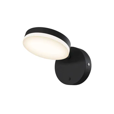 Бра Maytoni Fad светодиодное 6 Вт 220-240 В черное 3000К IP20 (MOD070WL-L8B3K)