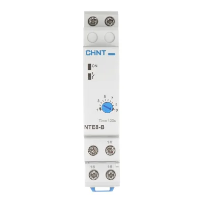 Реле времени модульное Chint NTE8 250 В 5 А тип AC 1НО (258459)