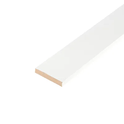 Наличник Smart 58х10х2200 мм ПВХ белый прямой (1 шт.)