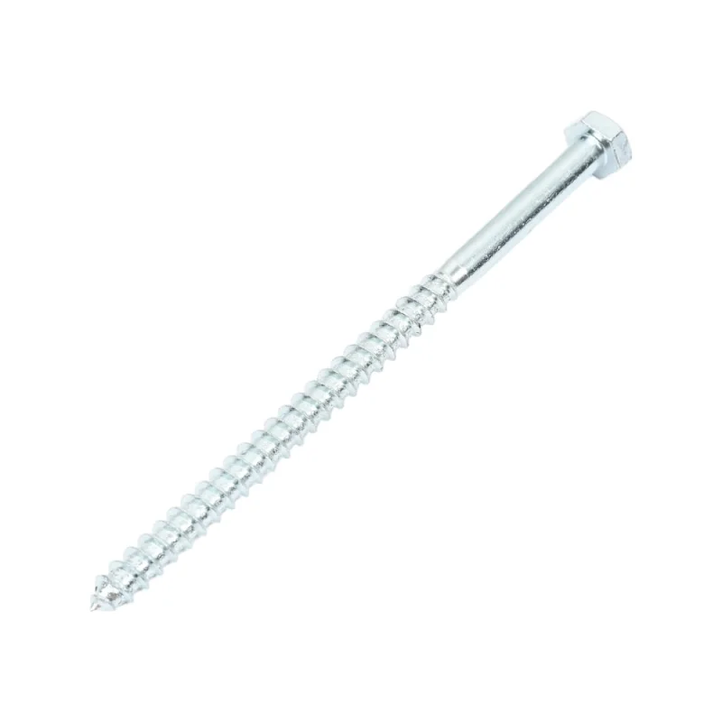 Шестигранный шуруп STARFIX 8x140 мм, цинк, DIN 571, 2 шт. SMZ3-61811-2
