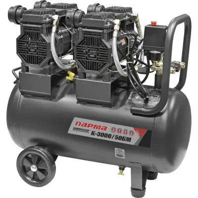 Компрессор Парма K-3000/50БМ безмасляный 2*1500 Вт, 50л, 474 л/м 02.014.00008