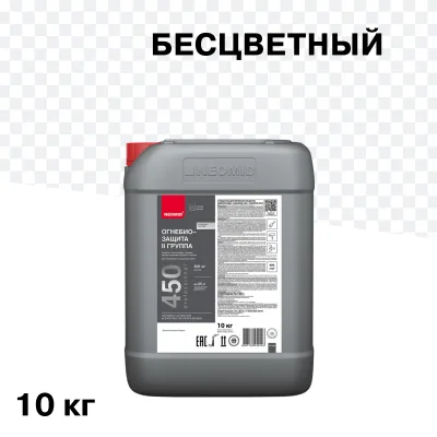 Антисептик Neomid 450 огнебиозащитный II группа бесцветный 10 кг
