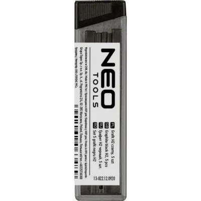 H2 грифель NEO Tools черный для 13-810, 5 шт. 13-822