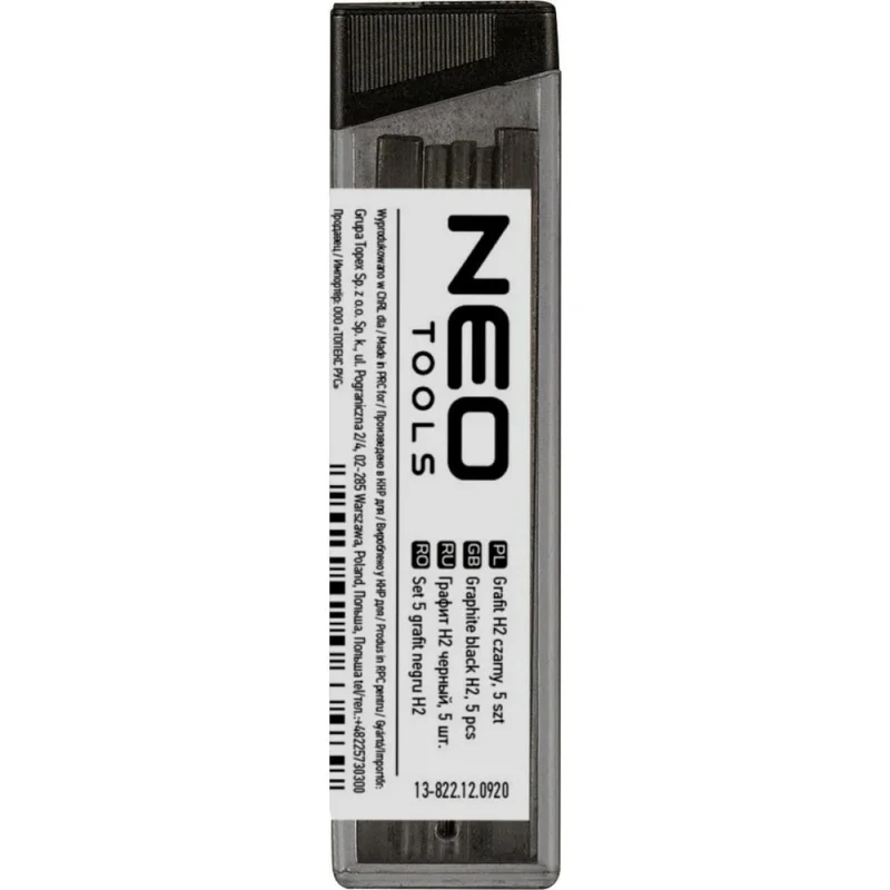 H2 грифель NEO Tools черный для 13-810, 5 шт. 13-822