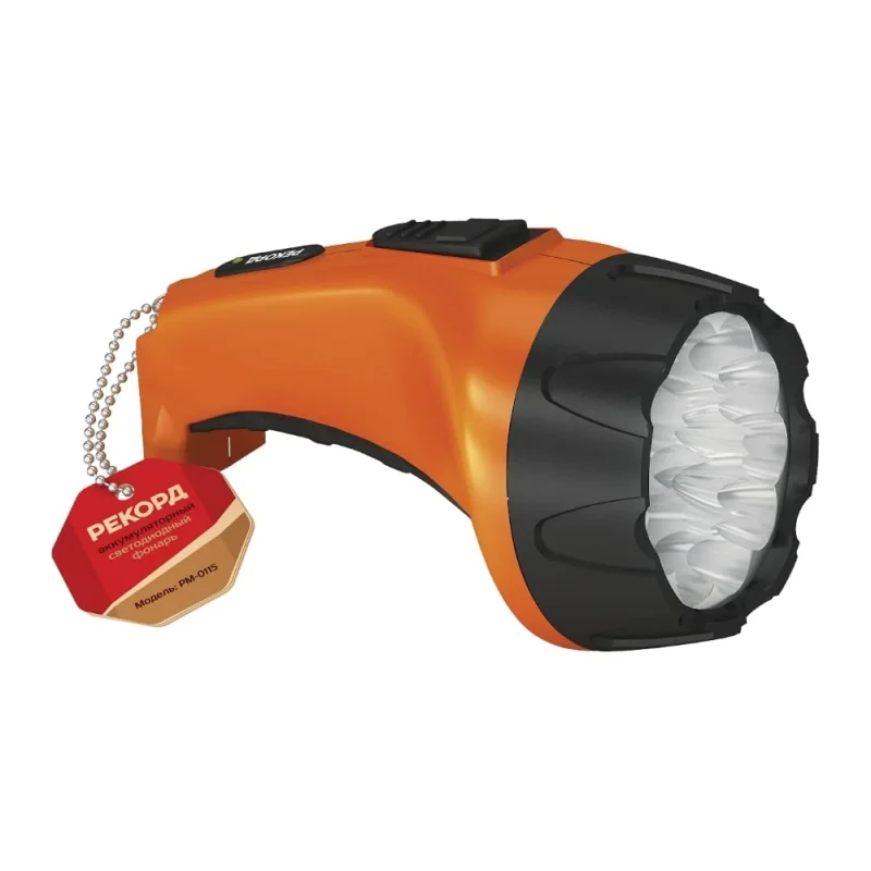Аккумуляторный светодиодный фонарь РЕКОРД РМ-0115 Orange 22539