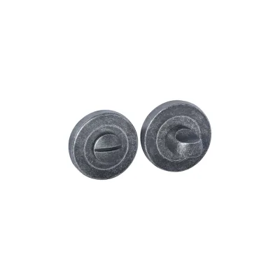 Поворотная кнопка DOORLOCK DL M08/Y AS-SR античное серебро A=35-42мм, шток 5/8мм 73541