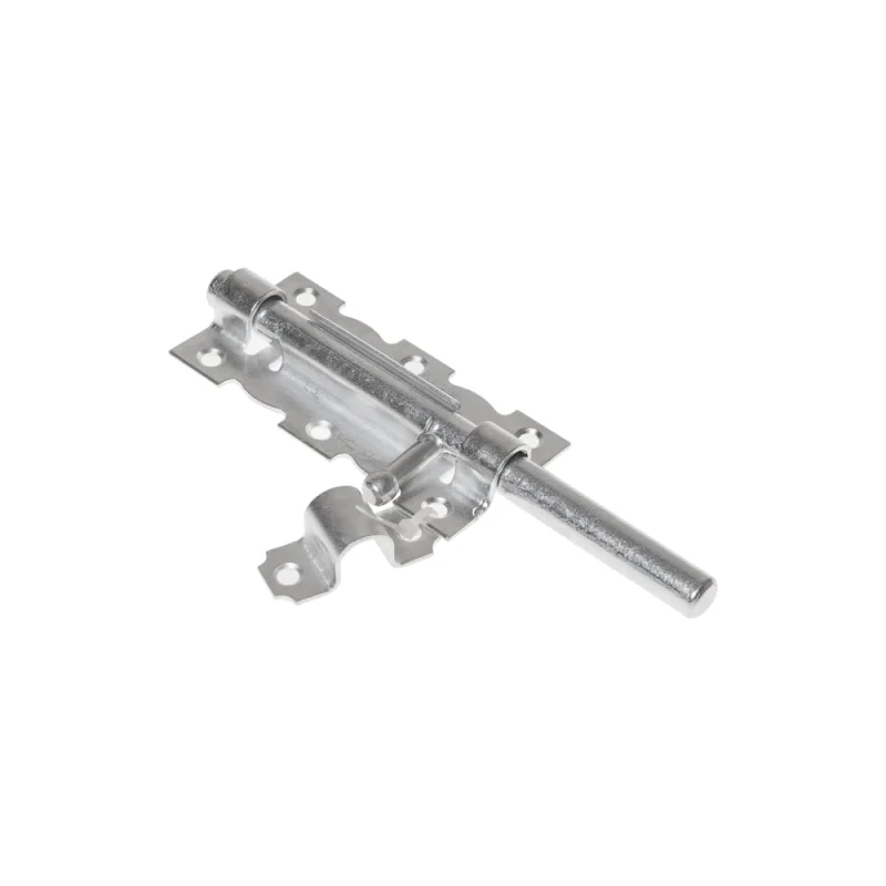 Дверная задвижка STARFIX 110 мм, белый цинк SMP-75996-1