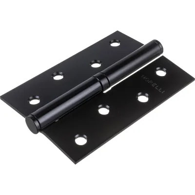 Петля MORELLI MSD 100х70х2.5 BL L, стальная, левая, цвет - черный 9012493