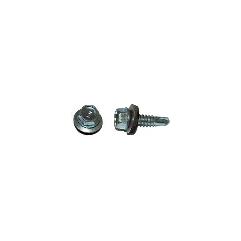 Кровельный саморез Kenner цинк, с шайбой EPDM, 5,5x19, фасовка 300 шт. ск5519ф