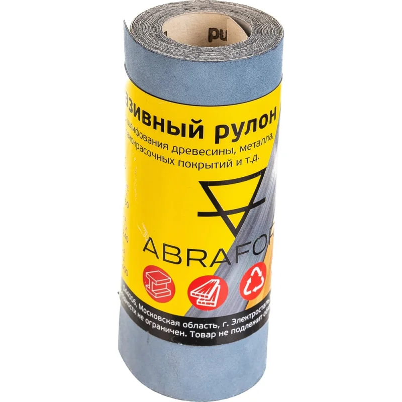 Рулон абразивный БУМ (115x2500 мм; P400) ABRAFORM afr115-2500-400