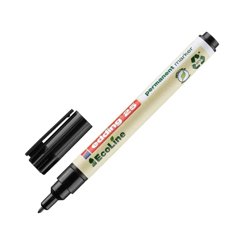 Перманентный маркер EDDING 251 ecoline черный, 1 мм 1183246
