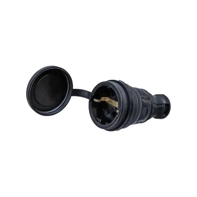Розетка TOKOV ELECTRIC 1-м 16а с заземл. каучук TKE-C05-KR-Z